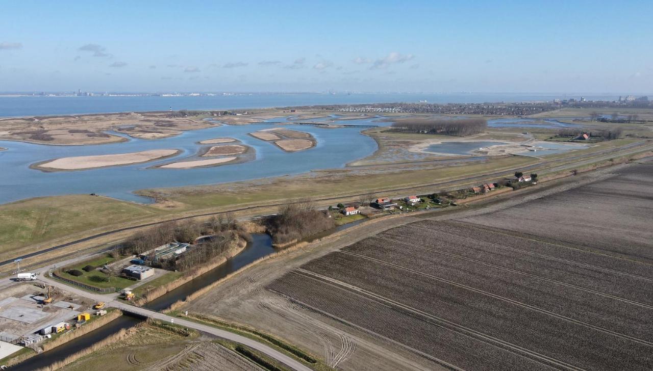 Iris'T; Dijkhuisje In De Polders Van Groede. Villa Ngoại thất bức ảnh