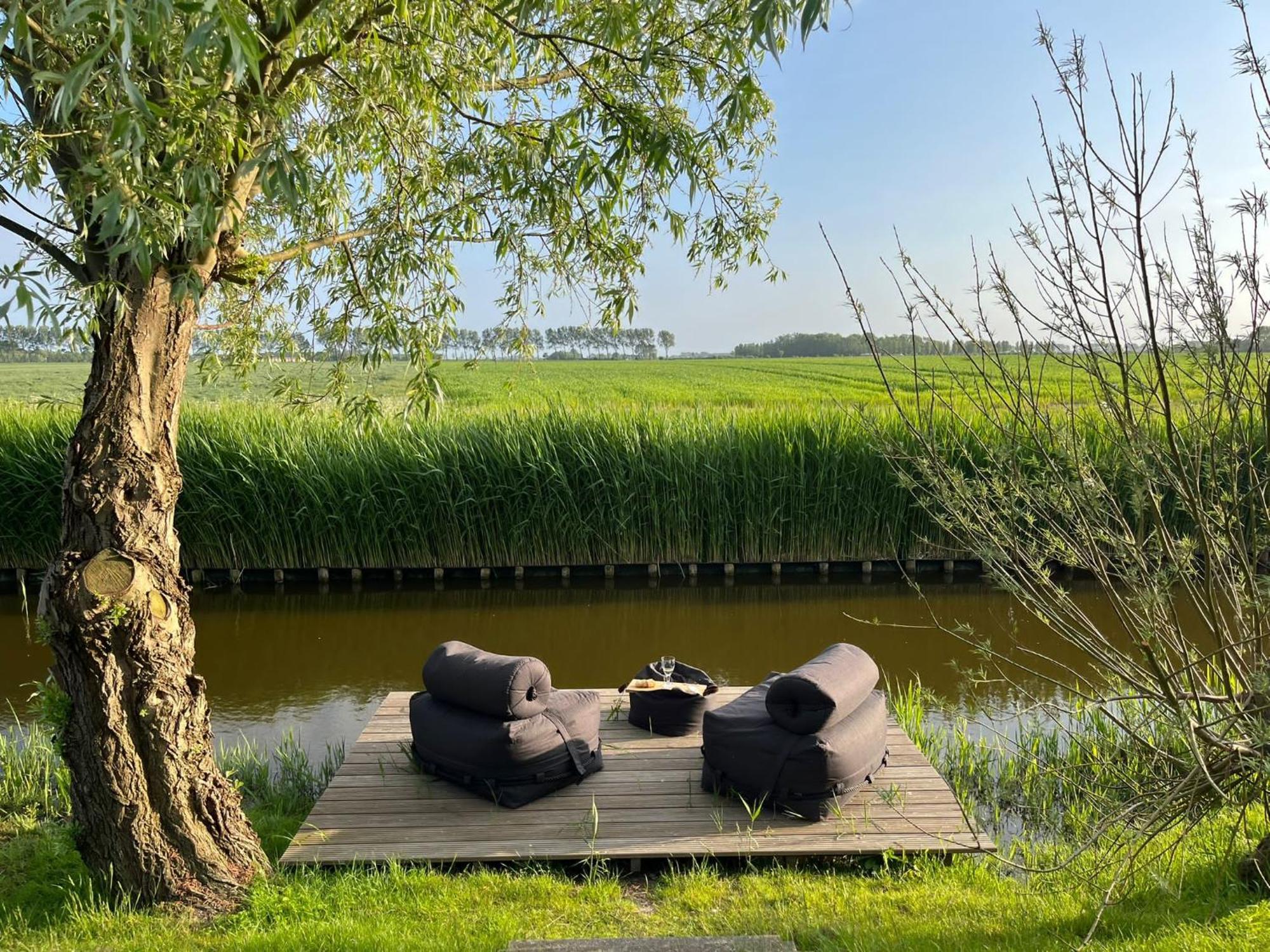 Iris'T; Dijkhuisje In De Polders Van Groede. Villa Ngoại thất bức ảnh